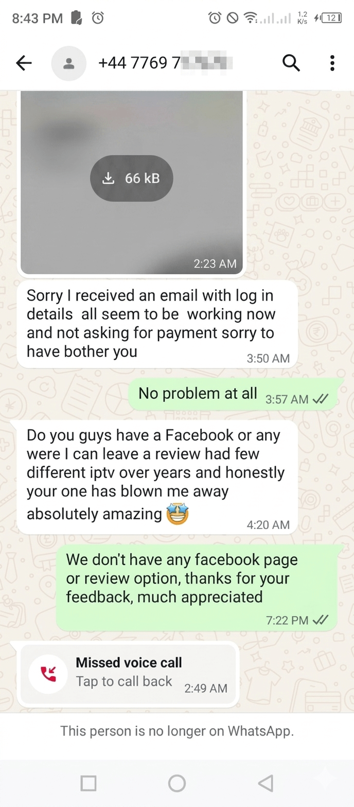 Customer review
